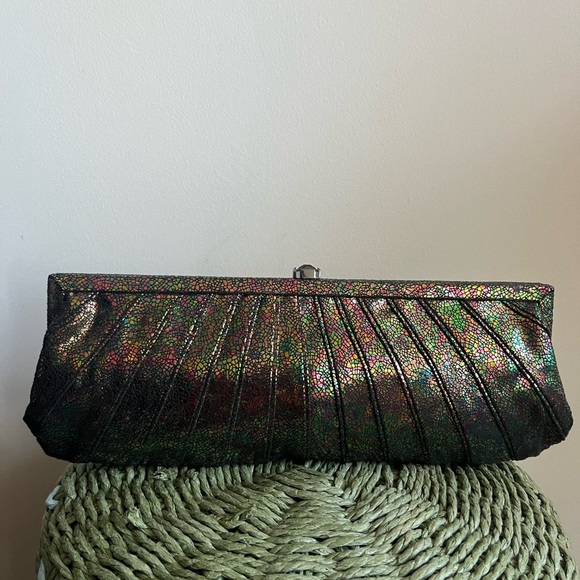 NWOT KOTUR Multicolored Evening Clutch w/ Dust Bag - Picture 2 of 15